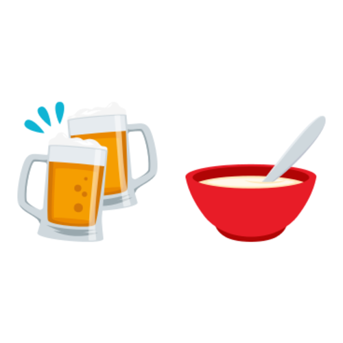 🍻🥣 Emoji Domain EmojiOne rendering